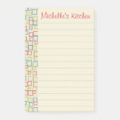 Speciaal uitgelijnde Bright Keukenpost Post-it® Notes (Voorkant)