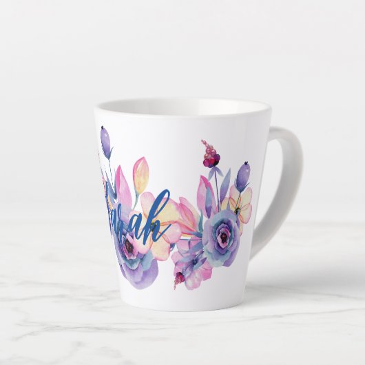 Speciaal uitgereikte verpleegkundige latte mok (Rechterhoek)