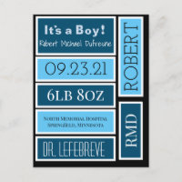 Speciaal uitgeruste Babypadlabels met scrapbook