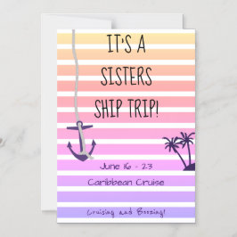 Speciaal uitgeruste Cruise Stateroom Magnet Pastel Magnetische Uitnodiging