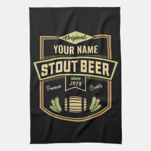 Speciaal uitgeruste donkere brouwerige brouwerijba theedoek