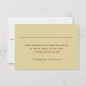 Speciaal uitgeruste Herfst RSVP Wedding (Achterkant)