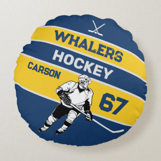 Speciaal uitgeruste Hockey Round Pillow Rond Kussen