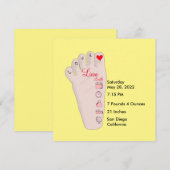 Speciaal uitgeruste nieuwe babycadeautjes: Gegeven (Voorkant / Achterkant)