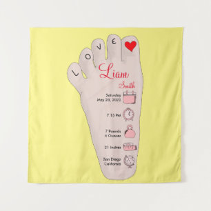 Speciaal uitgeruste nieuwe babycadeautjes: Gegeven Wandkleed