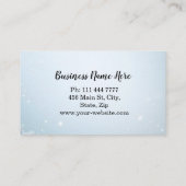 Speciaal uitgeruste olijftak Catering Chef Visitekaartje (Achterkant)