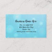 Speciaal uitgeruste olijftak Catering Chef Visitekaartje (Achterkant)