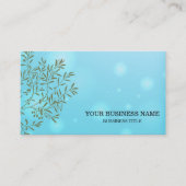 Speciaal uitgeruste olijftak Catering Chef Visitekaartje (Voorkant)