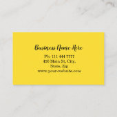 Speciaal uitgeruste olijftak Catering Chef Visitekaartje (Achterkant)