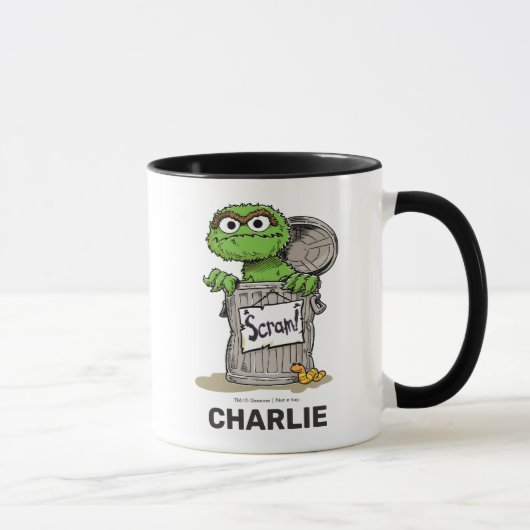 Speciaal uitgeruste Oscar de Grouch Scram-Mok Mok (Rechts)