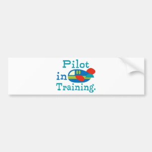 Speciaal uitgeruste piloot in opleiding bumpersticker