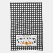 Speciaal uitgeruste pompoenpatch theedoek (Verticaal)