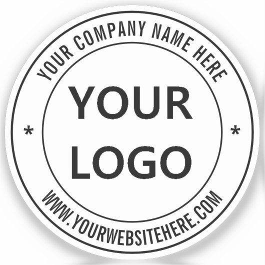 Speciaal uitgeruste promotie van uw Logo Company S Sticker (Voorkant)