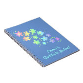 Speciaal uitgeruste Rainbow Flowers Gratitude Jour Notitieboek (Rechterzijde)