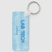 Speciaal uitgeruste Sleutelhanger blauw-laboratori (Achterkant)