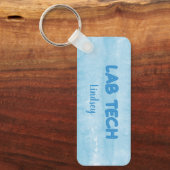 Speciaal uitgeruste Sleutelhanger blauw-laboratori (Voorkant)