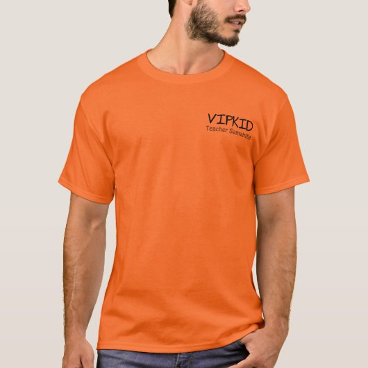 Speciaal uitgeruste VIPKID-leraar T-shirt (Voorkant)