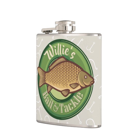 Speciaal uitgeruste winkel voor vis en horsmakreel heupfles (Links)