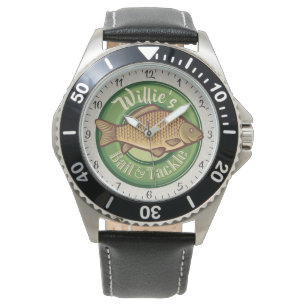 Speciaal uitgeruste winkel voor vis en horsmakreel horloge