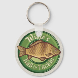 Speciaal uitgeruste winkel voor vis en horsmakreel sleutelhanger