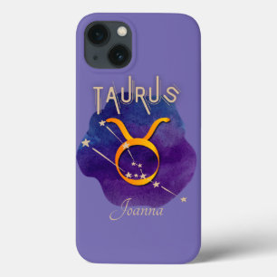 Speciaal uitgeruste zodige Sign Taurus Constellati iPhone 13 Hoesje