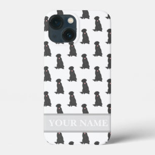 Speciaal uitgeruste zwarte labrador Dog iPhone 13 Mini Hoesje