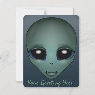 Speciaal uitgezonden Alien Art RSVP Kaartje