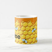 Speciaal uitstrijken van honingbijen ontwerpen kof koffiemok (Center)