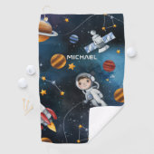 Speciaal uitwendige ruimteastronaut Shuttle Golfhanddoek (Insitu)