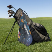 Speciaal uitwendige ruimteastronaut Shuttle Golfhanddoek (Groen)
