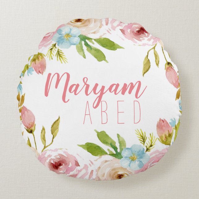 Speciaal ursery Pillow Rond Kussen (Voorkant)