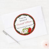 Speciaal van de keukenappels ronde sticker (Envelop)