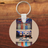 Speciaal Vegas Style Slot Machine Sleutelhanger (Voorkant)