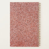 Speciaal verpleegkundige Roos Gold Glitter Planner (Achterkant)