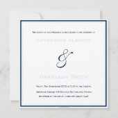 Speciaal verzoek voor de marine en Bleek blauw Kaart (Achterkant)