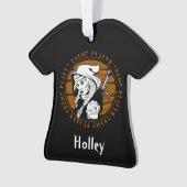 Speciaal Viking Shield Maiden met Runes Ornament (voorkant)