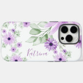 Speciaal Violet Green, Waterverf bloemen Case-Mate iPhone Case (Achterkant (horizontaal))