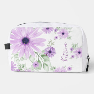 Speciaal Violet Green, Waterverf bloemen Toilettasje