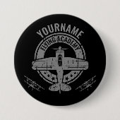 Speciaal  vliegveld Pilot Flying Academy Ronde Button 7,6 Cm (Voorkant)