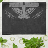 Speciaal  vliegveld Pilot Flying Academy Theedoek (Gevouwen)