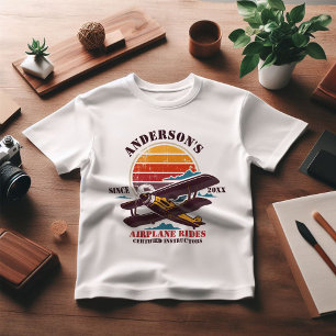 Speciaal  vliegveld Pilot Retro Academy T-shirt