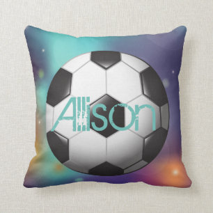 Speciaal Voetbal Galaxy Print Kussen
