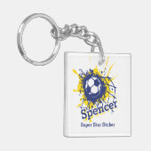 Speciaal voetbalbeschermingsteam sleutelhanger (Voorkant Links)