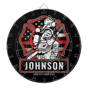 Speciaal voor brandbestrijding ontworpen patriotti dartbord