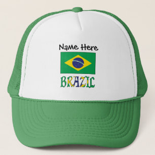 Speciaal voor Brazilië en de Braziliaanse vlag Trucker Pet