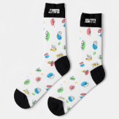 Speciaal voor Cool Summer Beach Pattern uitgeruste Sokken (Links)