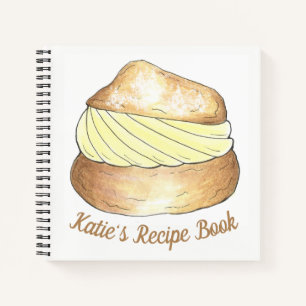 Speciaal voor Cream Puff Pastry Recipe Chef Kitche Notitieboek