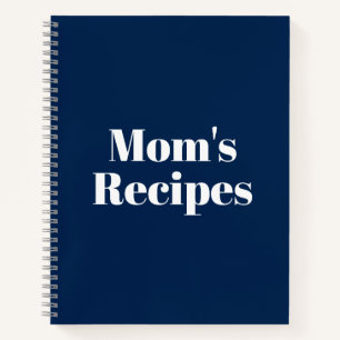 Speciaal voor de marine bestemd blauw recept voor  notitieboek
