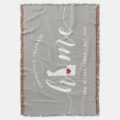 Speciaal voor de thuisstaat Delaware Rustic Deken (Voorkant Verticaal)