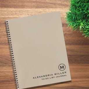 Speciaal voor-do-lijstjournaal beige notitieboek